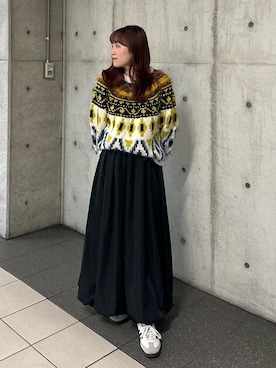 近藤美波さん(レディース・158cm)の冬コーディネート