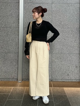 近藤美波さん（レディース・158cm）の秋コーディネート