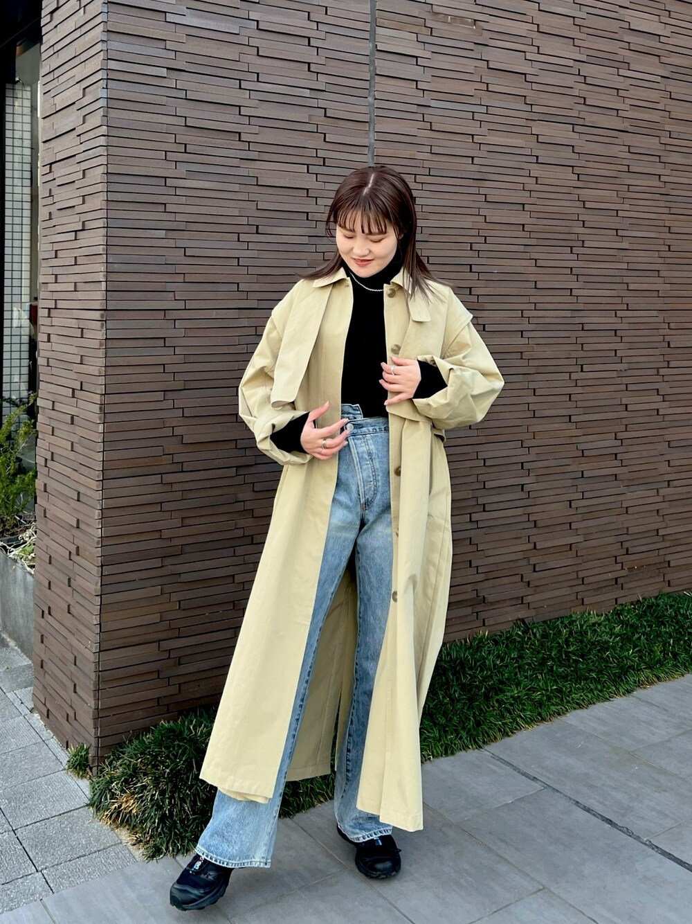 アングリッド❤︎トレンチコート くろし 