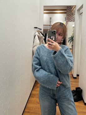 梅野夏帆さん（レディース・158cm）の冬コーディネート