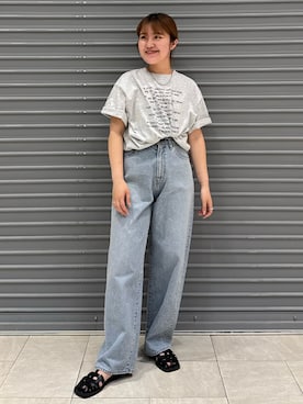 梅野夏帆さん(レディース・158cm)の春コーディネート