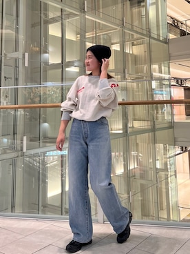 梅野夏帆さん（レディース・158cm）の秋コーディネート