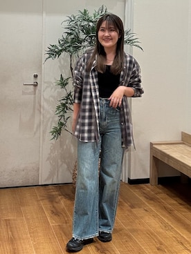 梅野夏帆さん（レディース・158cm）の夏コーディネート