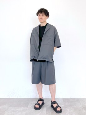 「STERNBERG（スタンバーグ）のアイテム（その他アウター）」を使った、STERNBERGさん（メンズ・179cm）の春コーディネート