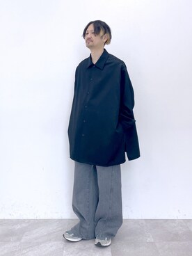 「STERNBERG（スタンバーグ）のアイテム（トップス）」を使った、STERNBERGさん（メンズ・168cm）の冬コーディネート
