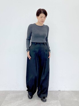 「STERNBERG（スタンバーグ）のアイテム（その他パンツ）」を使った、STERNBERGさん（レディース・166cm）の秋コーディネート
