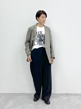 「STERNBERG（スタンバーグ）のアイテム（ジャケット/アウター）」を使った、STERNBERGさん（レディース・166cm）の冬コーディネート