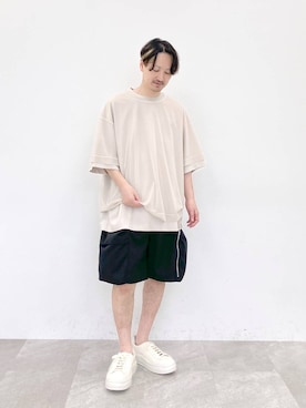「STERNBERG（スタンバーグ）のアイテム」を使った、STERNBERGさん（メンズ・168cm）の夏コーディネート