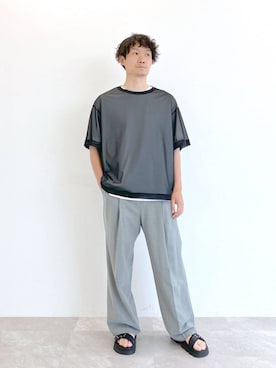 「STERNBERG（スタンバーグ）のアイテム」を使った、STERNBERGさん（メンズ・179cm）の夏コーディネート
