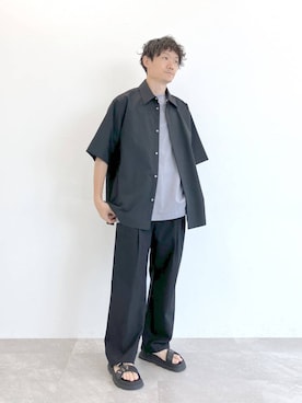 「STERNBERG（スタンバーグ）のアイテム」を使った、STERNBERGさん（メンズ・179cm）の夏コーディネート