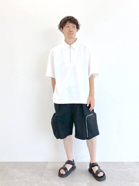 「STERNBERG（スタンバーグ）のアイテム」を使った、STERNBERGさん（メンズ・179cm）の夏コーディネート