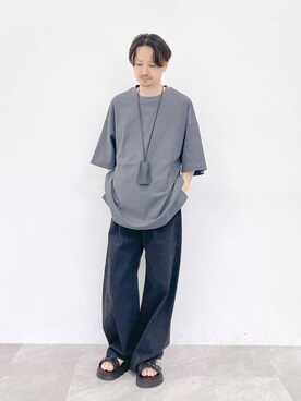 「STERNBERG（スタンバーグ）のアイテム」を使った、STERNBERGさん（メンズ・168cm）の夏コーディネート