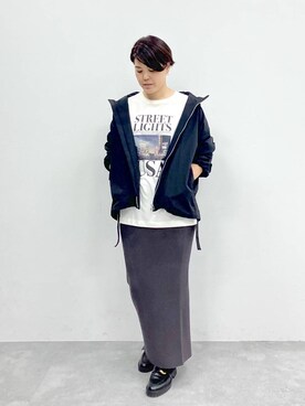 「STERNBERG（スタンバーグ）のアイテム（ブルゾン）」を使った、STERNBERGさん（レディース・166cm）の冬コーディネート