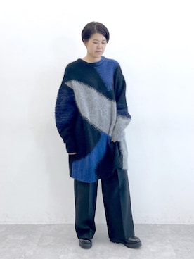 「STERNBERG（スタンバーグ）のアイテム（ワンピース/ドレス）」を使った、STERNBERGさん（レディース・166cm）の冬コーディネート
