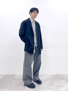 「STERNBERG（スタンバーグ）のアイテム（ジャケット/アウター）」を使った、STERNBERGさん（メンズ・179cm）の冬コーディネート