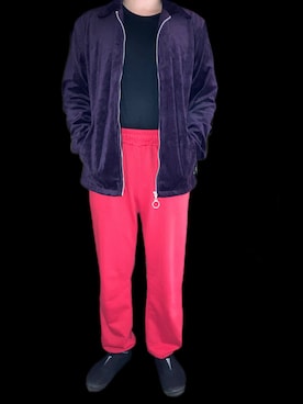 「アイテム（ブルゾン）」を使った、夜桜四季さん（メンズ・163cm・20代）の冬コーディネート