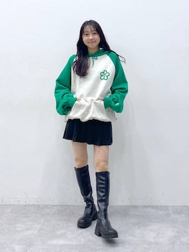 「ISTKUNST（イストクンスト）のアイテム」を使った、snowaeさん（レディース・157cm）の冬コーディネート