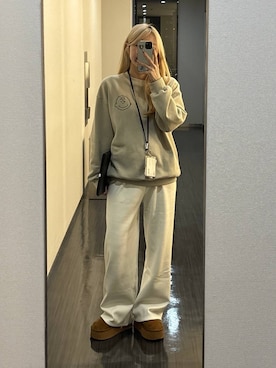 「アイテム（スウェットパンツ）」を使った、snowaeさん（レディース・157cm・20代）の秋コーディネート