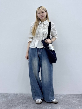 「ALAND（エーランド）のアイテム」を使った、snowaeさん（レディース・157cm）の春コーディネート