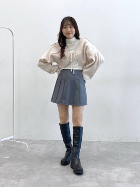 snowaeさん（レディース・157cm）の冬コーディネート