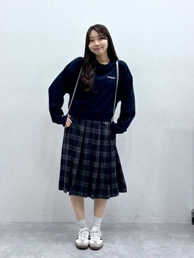 「ALAND（エーランド）のアイテム」を使った、snowaeさん（レディース・157cm）の秋コーディネート
