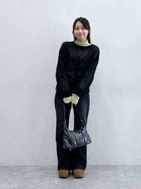 「PLACE STUDIO（プレイススタジオ）のアイテム」を使った、snowaeさん（レディース・157cm）の冬コーディネート