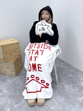 「アイテム（スリッポン）」を使った、snowaeさん（レディース・157cm・20代）の秋コーディネート