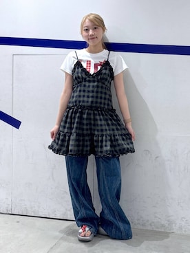 snowaeさん（レディース・157cm）の夏コーディネート