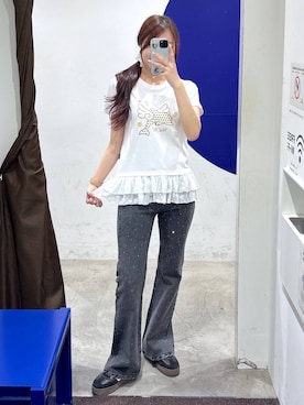 「ALAND（エーランド）のアイテム」を使った、snowaeさん（レディース・157cm）の夏コーディネート