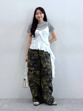 「アイテム（その他トップス）」を使った、snowaeさん（レディース・157cm・20代）の春コーディネート