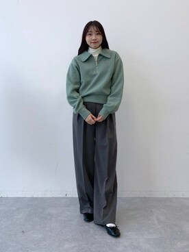 snowaeさん（レディース・157cm）の冬コーディネート