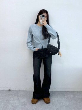 snowaeさん（レディース・157cm）の冬コーディネート