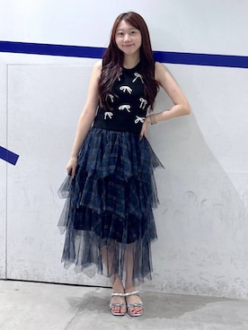 「ALAND（エーランド）のアイテム」を使った、snowaeさん（レディース・157cm）の夏コーディネート