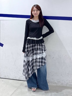 snowaeさん（レディース・157cm）の夏コーディネート