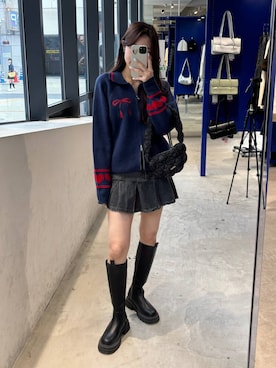 「ALAND（エーランド）のアイテム」を使った、snowaeさん（レディース・157cm）の秋コーディネート
