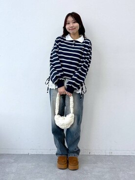 snowaeさん（レディース・157cm）の冬コーディネート