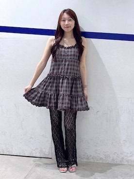 「Heather（ヘザー）のアイテム」を使った、snowaeさん（レディース・157cm）の夏コーディネート