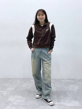 「アイテム（ブルゾン）」を使った、snowaeさん（レディース・157cm・20代）の春コーディネート
