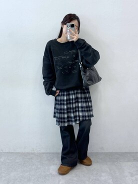 snowaeさん（レディース・157cm）の冬コーディネート