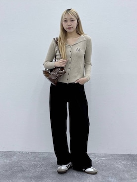 「3.3 Field Trip （3.3フィールドトリップ）のアイテム」を使った、snowaeさん（レディース・157cm）の春コーディネート