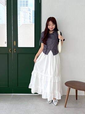 snowaeさん（レディース・157cm）の夏コーディネート