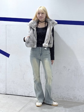 「アイテム（その他アウター）」を使った、snowaeさん（レディース・157cm・20代）の秋コーディネート