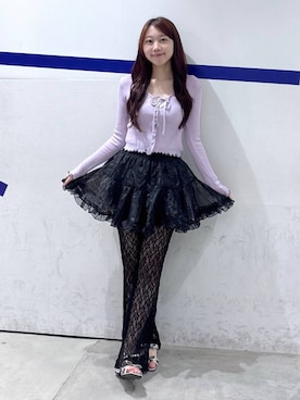 「Heather（ヘザー）のアイテム」を使った、snowaeさん（レディース・157cm）の夏コーディネート