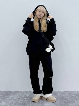 「アイテム（スリッポン）」を使った、snowaeさん（レディース・157cm・20代）の秋コーディネート