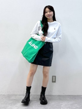 「ALAND（エーランド）のアイテム」を使った、snowaeさん（レディース・157cm）の秋コーディネート
