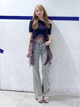 snowaeさん（レディース・157cm）の夏コーディネート