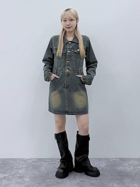 snowaeさん（レディース・157cm）の冬コーディネート