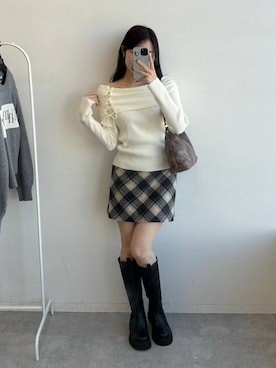 snowaeさん（レディース・157cm）の冬コーディネート