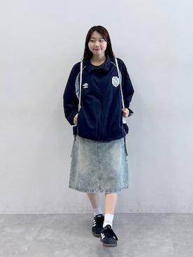 「アイテム（ブルゾン）」を使った、snowaeさん（レディース・157cm・20代）の夏コーディネート