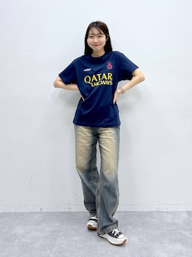 「LMCのアイテム（トップス）」を使った、snowaeさん（レディース・157cm）の春コーディネート